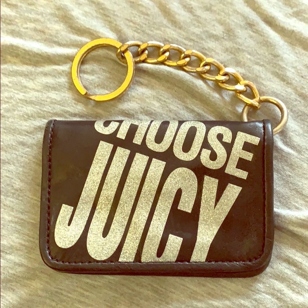 Choose Juicy license keychain
